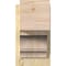 Ekena Millwork Balboa Block Rough Sawn Outlooker, Douglas Fir, 8"W x 14"D x 14"H OUT08X14X14BOA05RDF - alternate 4